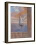 Sailing at Sunset II-Vivien Rhyan-Framed Art Print