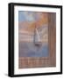 Sailing at Sunset II-Vivien Rhyan-Framed Art Print
