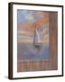 Sailing at Sunset II-Vivien Rhyan-Framed Art Print