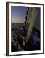 Sailing at Sunset, Ticonderoga Race-Michael Brown-Framed Premium Photographic Print
