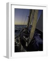 Sailing at Sunset, Ticonderoga Race-Michael Brown-Framed Photographic Print