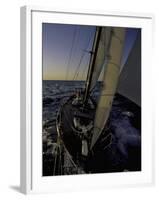 Sailing at Sunset, Ticonderoga Race-Michael Brown-Framed Photographic Print