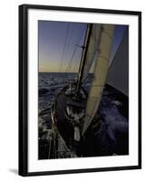 Sailing at Sunset, Ticonderoga Race-Michael Brown-Framed Photographic Print