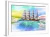 Sailing Away 4-Ata Alishahi-Framed Giclee Print