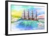 Sailing Away 4-Ata Alishahi-Framed Giclee Print