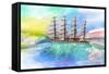 Sailing Away 4-Ata Alishahi-Framed Stretched Canvas