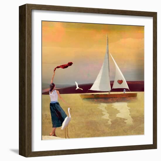 Sailing Away-Nancy Tillman-Framed Art Print