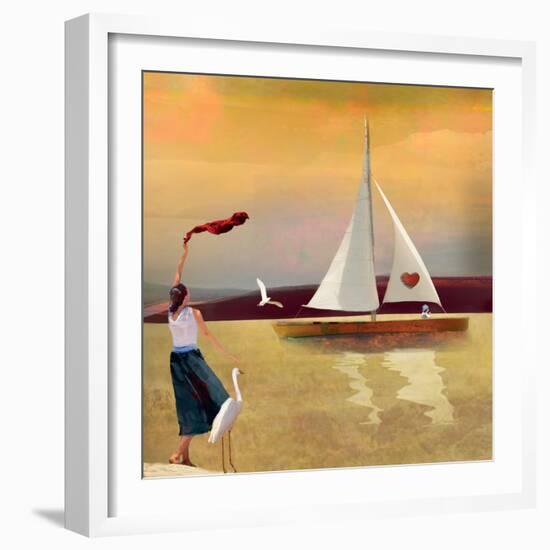 Sailing Away-Nancy Tillman-Framed Art Print