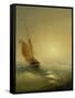 Sailing Barge at Sunset, 1856-Ivan Konstantinovich Aivazovsky-Framed Stretched Canvas