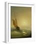 Sailing Barge at Sunset, 1856-Ivan Konstantinovich Aivazovsky-Framed Premium Giclee Print