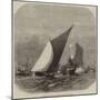 Sailing-Barge Race on the Thames, Rounding at the Nore-Edwin Weedon-Mounted Giclee Print