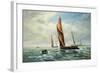 Sailing Barges Racing on the Medway-Vic Trevett-Framed Giclee Print