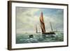 Sailing Barges Racing on the Medway-Vic Trevett-Framed Giclee Print