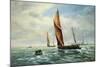 Sailing Barges Racing on the Medway-Vic Trevett-Mounted Giclee Print