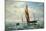 Sailing Barges Racing on the Medway-Vic Trevett-Mounted Giclee Print