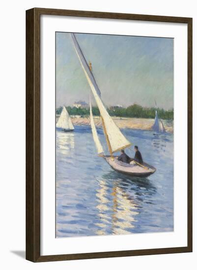 Sailing Boat at Argenteuil, 1893-Gustave Caillebotte-Framed Giclee Print