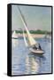 Sailing Boat at Argenteuil, 1893-Gustave Caillebotte-Framed Stretched Canvas