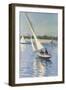 Sailing Boat at Argenteuil, 1893-Gustave Caillebotte-Framed Premium Giclee Print