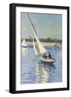Sailing Boat at Argenteuil, 1893-Gustave Caillebotte-Framed Premium Giclee Print