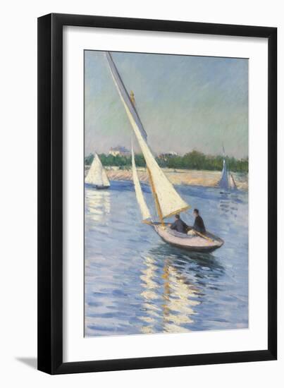 Sailing Boat at Argenteuil, 1893-Gustave Caillebotte-Framed Premium Giclee Print