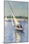 Sailing Boat at Argenteuil, 1893-Gustave Caillebotte-Mounted Premium Giclee Print