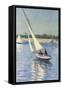 Sailing Boat at Argenteuil, 1893-Gustave Caillebotte-Framed Stretched Canvas