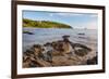 Sailing Boat at Przina Beach (Vela Przina)-Matthew Williams-Ellis-Framed Photographic Print