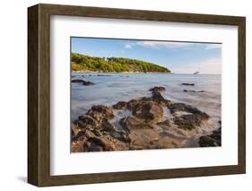 Sailing Boat at Przina Beach (Vela Przina)-Matthew Williams-Ellis-Framed Photographic Print