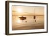 Sailing Boat at Sunset, Lake Constance, Near Konstanz, Baden-Wurttemberg, Germany, Europe-Markus Lange-Framed Photographic Print