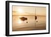 Sailing Boat at Sunset, Lake Constance, Near Konstanz, Baden-Wurttemberg, Germany, Europe-Markus Lange-Framed Photographic Print