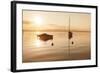 Sailing Boat at Sunset, Lake Constance, Near Konstanz, Baden-Wurttemberg, Germany, Europe-Markus Lange-Framed Photographic Print