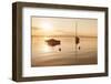 Sailing Boat at Sunset, Lake Constance, Near Konstanz, Baden-Wurttemberg, Germany, Europe-Markus Lange-Framed Photographic Print