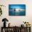 Sailing Boat at Sunset, Sea-Zhencong Chen-Framed Stretched Canvas displayed on a wall