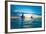 Sailing Boat at Sunset, Sea-Zhencong Chen-Framed Photographic Print