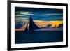 Sailing Boat at Sunset, Sea-Zhencong Chen-Framed Photographic Print