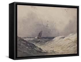 Sailing Boat before a Storm, C.1830-Anthony Vandyke Copley Fielding-Framed Stretched Canvas