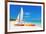 Sailing Boat (Catamaran) and Kayaks at Varadero Beach in Cuba-Kamira-Framed Photographic Print