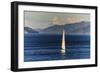 Sailing Boat in the Fjords around Picton, Marlborough Region, South Island, New Zealand, Pacific-Michael Runkel-Framed Photographic Print