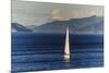 Sailing Boat in the Fjords around Picton, Marlborough Region, South Island, New Zealand, Pacific-Michael Runkel-Mounted Photographic Print