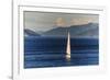 Sailing Boat in the Fjords around Picton, Marlborough Region, South Island, New Zealand, Pacific-Michael Runkel-Framed Photographic Print