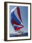 Sailing Boat in Yacht Race-null-Framed Photo
