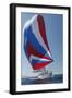 Sailing Boat in Yacht Race-null-Framed Photo