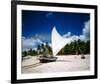 Sailing boat Jangada at Combuco Beach near Fortaleza, Ceara, Brazil-null-Framed Art Print