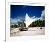 Sailing boat Jangada at Combuco Beach near Fortaleza, Ceara, Brazil-null-Framed Art Print