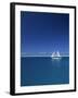 Sailing Boat, Mamanuca, Fiji-Neil Farrin-Framed Photographic Print