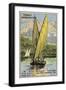 Sailing Boat of Lake Geneva-null-Framed Giclee Print