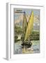 Sailing Boat of Lake Geneva-null-Framed Giclee Print