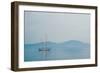 Sailing Boat on Lake-Clive Nolan-Framed Photographic Print