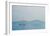 Sailing Boat on Lake-Clive Nolan-Framed Photographic Print