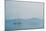 Sailing Boat on Lake-Clive Nolan-Mounted Photographic Print